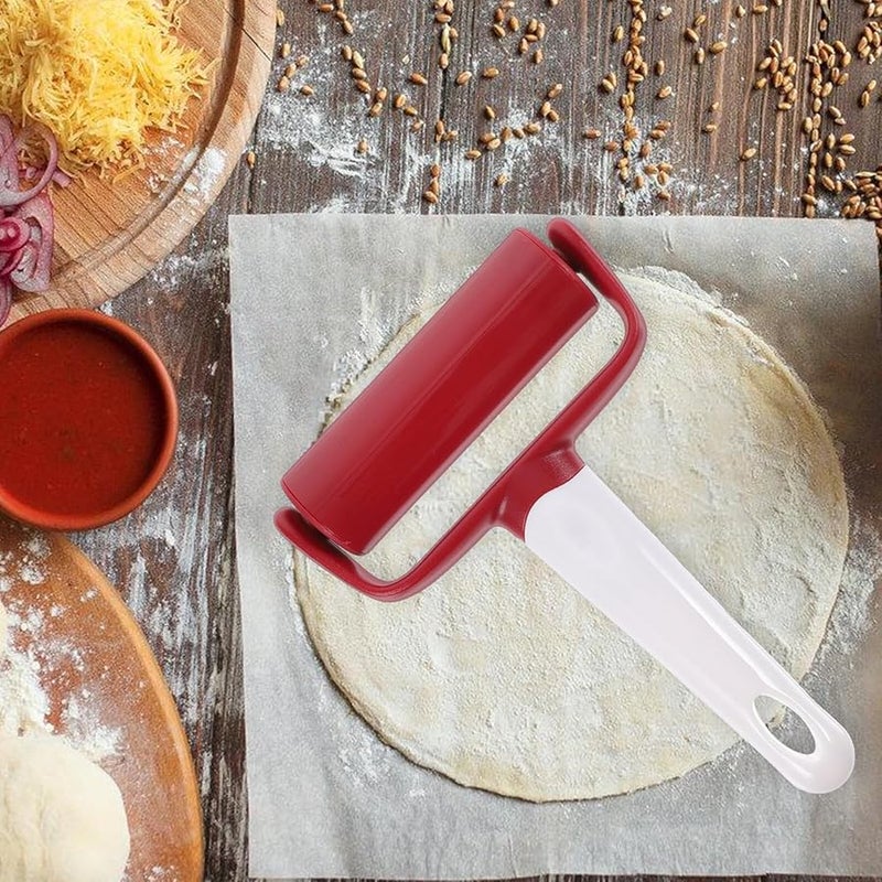 2Pcs Plastic Rolling Pin Dough Roller With Ergonomic Handle For Even Thickness Baking - Image 4